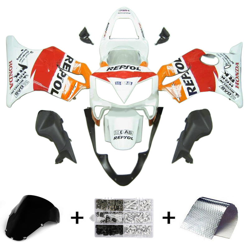 Amotopart Honda CBR600 F4i 2001-2003 Fairing Kit Bodywork Plastic ABS