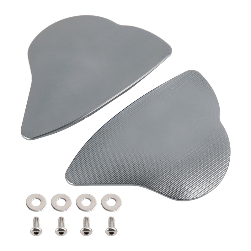 CNC Aluminum Mirror Block Off Plates For Yamaha YZF-R6 YZF-R7 2017-2024