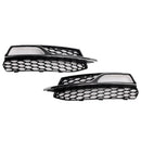 Front Lower Bumper Fog Light Cover Grill Fit AUDI A3 S3 S-Line 2013-2016