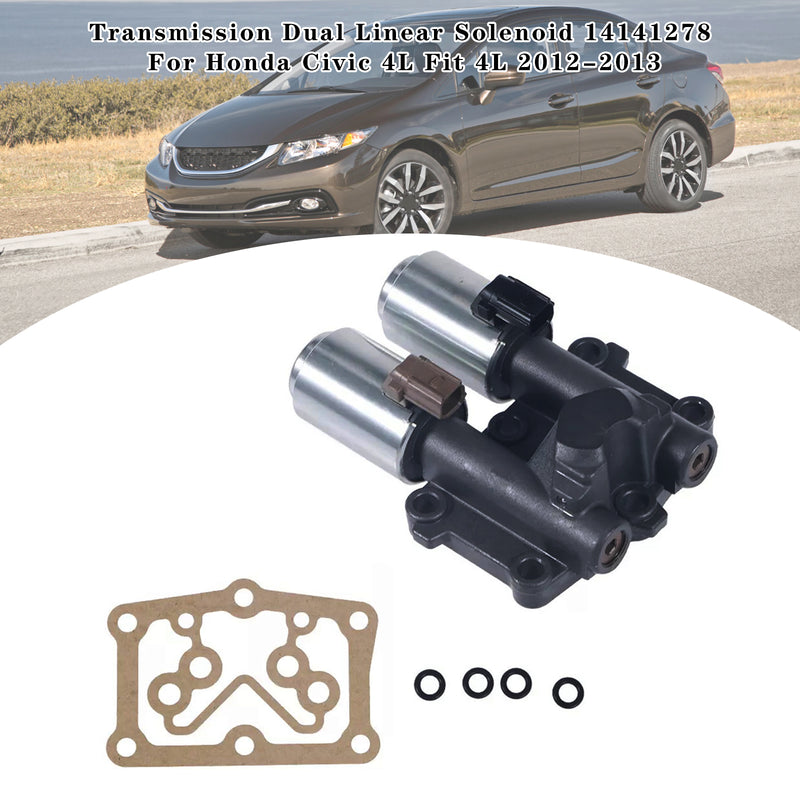 Transmission Dual Linear Solenoid 14141278  For Honda Civic 4L Fit 4L 2012-2013