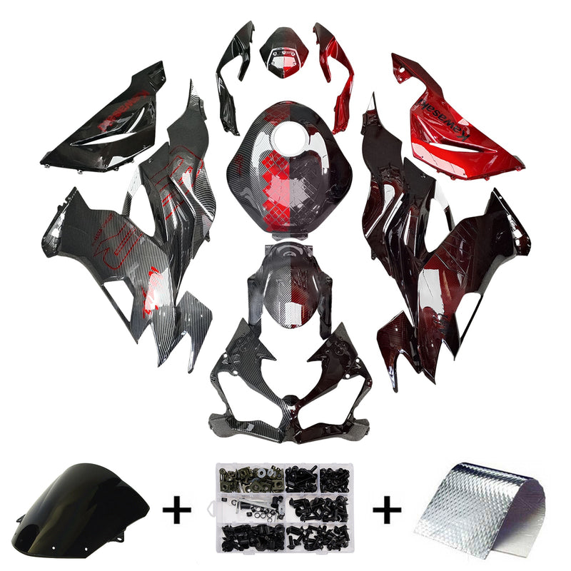 Injection Fairing Kit Bodywork Plastic ABS fit For Kawasaki ZX6R 2019-2023