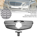 Diamond Front Grill Grille Fit Mercedes-Benz W212 E-Class E350 E550 2010-2013