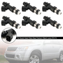 6PCS Fuel Injector 15710-66J00 Fit Suzuki Grand Vitara Base V6 2.7L FBYCS50