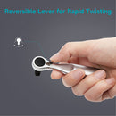 Compact and Portable 41-Pieces Mini Ratchet and Screwdriver Set Polycarbonate and Alloy Steel