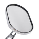 Pair of Chrome Mirrors Left & Right Mirror Set 10mm For Motorcycle Chopper