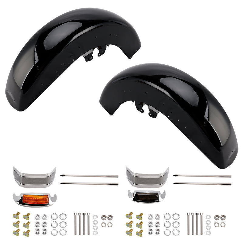 Steel Front Fender Mudguard For Touring Electra Glide Ultra Limited 2014-2024