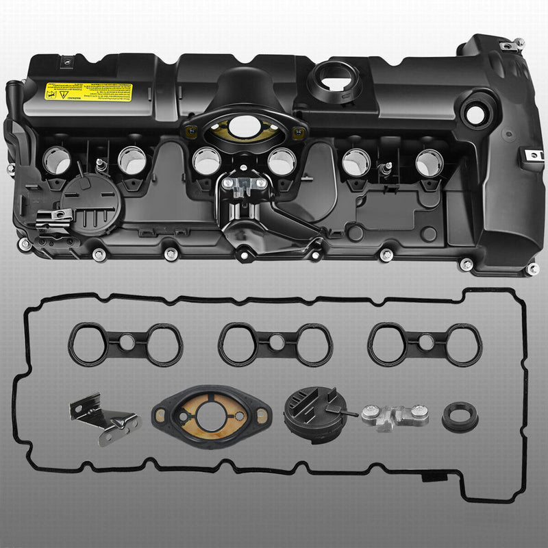 BMW 528i 2008-2011 L6 3.0L Valve Cover w/ Gasket Bolts 11127552281 URO011833 264-935