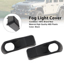 Pair Fog Light Bezel Trim For Jeep Wrangler JL Gladiator 18-25 68295558AA