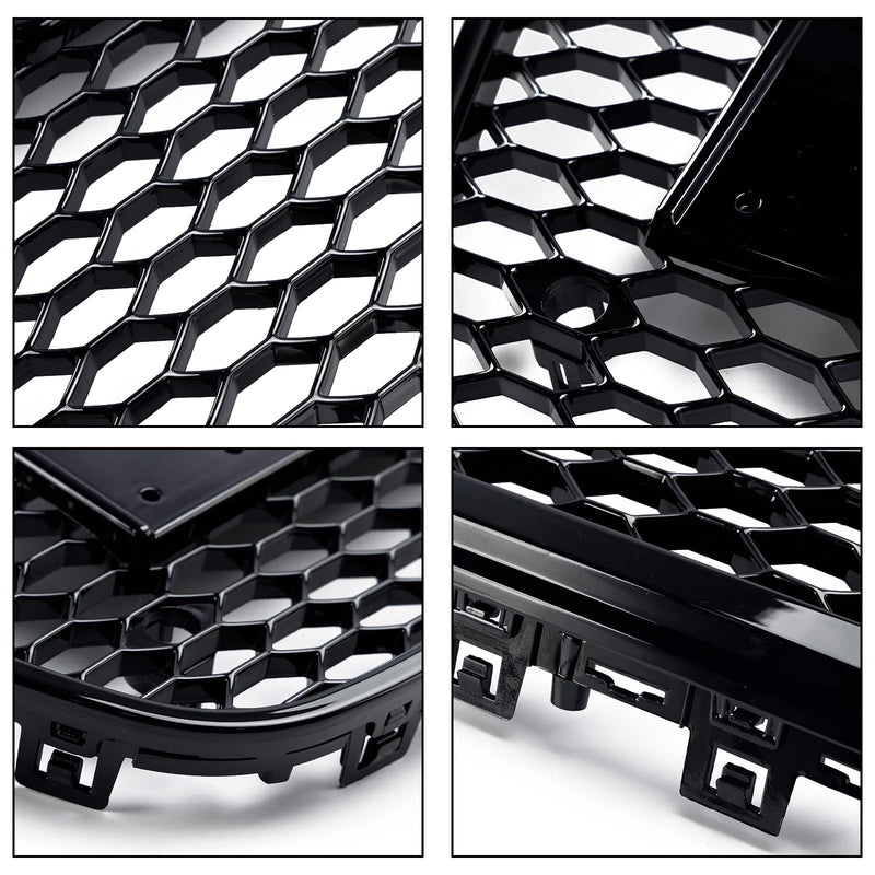 Audi A6 C7 S6 2012-2015 RS6 Style Honeycomb Front Bumper Grille Grill