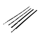 4pcs Outer Weatherstrip Door Belt Seal For Toyota Land Cruiser FJ80 HDJ81 90-98