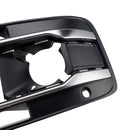 2016-2019 Fit Audi Q7 2PCS Front Bumper Fog Light Grille Cover 4M0807682AA4W3