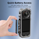 Utility Frame Case Cage for Insta360 X5 Protective Case Silicone Lens Cap Guard