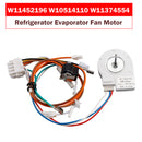 W11452196 Refrigerator Evaporator Fan Motor Replacement Part W10514110 W11374554