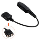 K Interface 2Pin Headset Port Converter Cable for Sepura STP8000 STP8030 STP8035