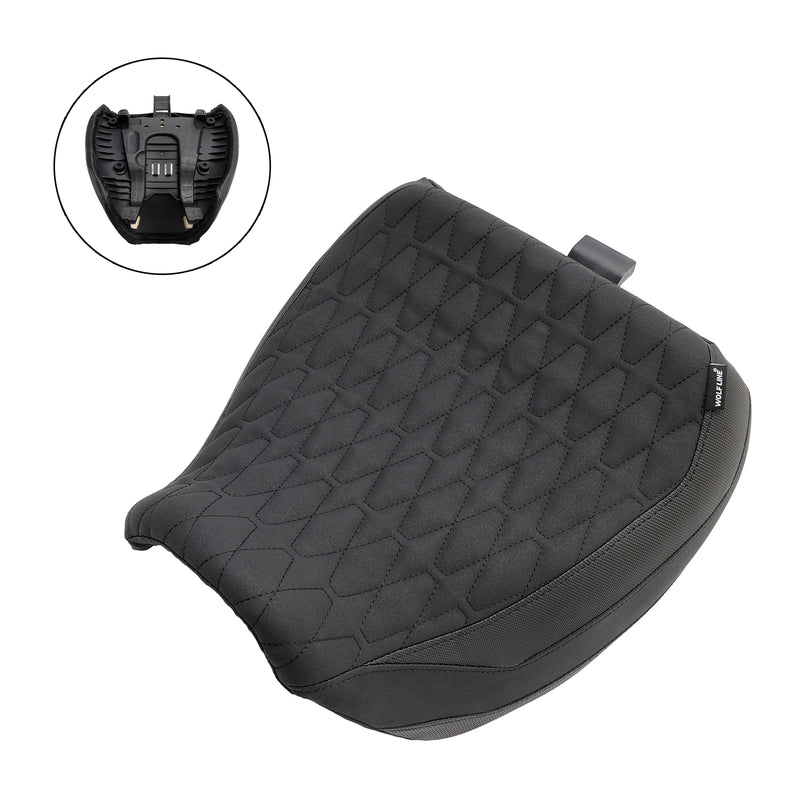 Front Driver Raider Seat Pillion Saddle Black For Pan America 1250 2021-2023