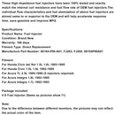 4PCS Fuel Injector 06164-P06-A01 Fit Civic Del Sol 1.5L 1.6L Integra 1.7L 1.8L