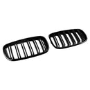 BMW X5 E70 2007-2013 Front Bumper Kidney Grille Grill Gloss Black