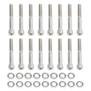 116PCS Allen Screw & washer kit For Sportster XL 883/1200 2004+ Engine Covers