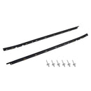 Driver + Passenger Sides Door Panel Outer Window Seals For Corvette 1984-1996
