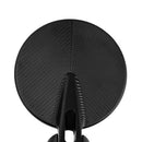 CNC ALUMINUM 50MM MINI HANDLE BAR END MIRROR SET D=35MM BLACK FOR VESPA