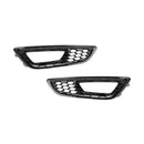 2PCS Front Bumper Fog Light Lamp Cover Bezel Grille fit Ford Focus 2015-2018