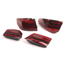 L&R Red LED Tail Lights Rear Lamp Assembly For BMW 5 Series G30 G38 2018-2020