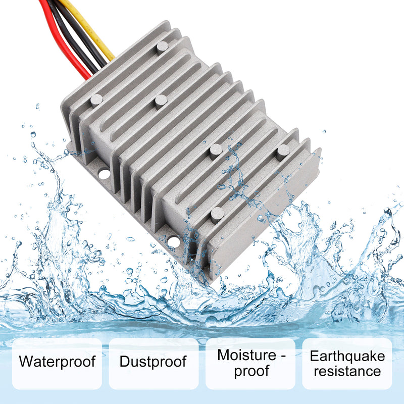 WaterProof 20-72V to 12V 30A 360W Step Down DC/DC Power Converter Regulator