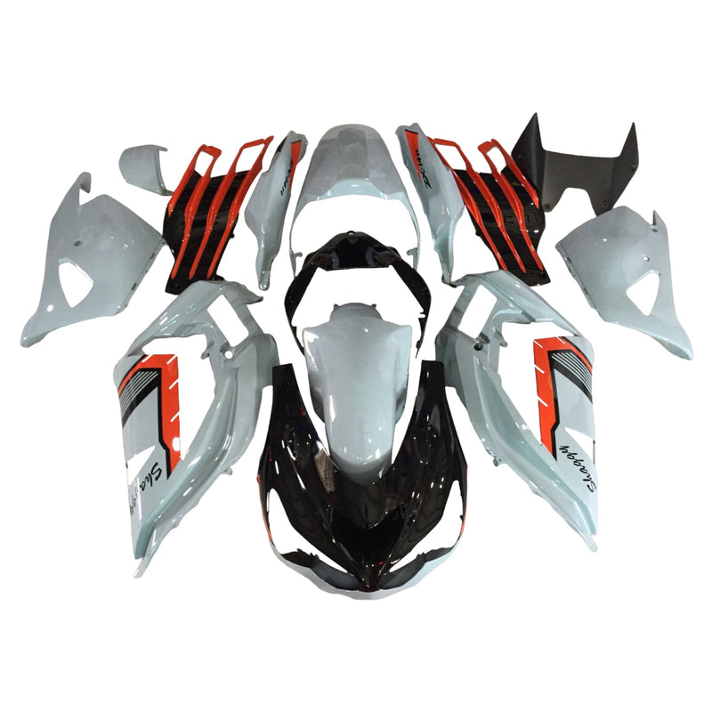Injection Fairing Kit Bodywork Plastic ABS fit For Kawasaki ZX6R 636 2013-2018