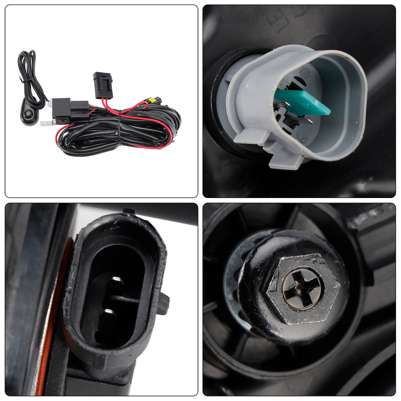 LED Fog Lights Front Bumper Lamps with DRL For 2016-2018 Hyundai Tucson