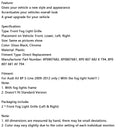 Honeycomb Front Bumper Fog Light Grille Cover Fit Audi A3 8P S-Line 2009-2012