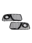 2013-2017 Audi Q5  Black Front Bumper Fog Light Grille Grill 8R0807681M