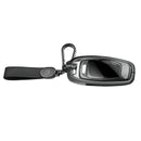 Aluminum Alloy TPU Black Car Key Case Cover With Buckle For Audi a6l a4l a3