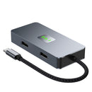 9 in 1 TYPE-C to RJ45 (Gigabit)+USB3.0*3+HDMI+USB-CS Data+PD100W+SD/TF MacBook