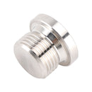 5pcs Stainless Steel O2 Sensor Plug Cap Inner Hex Head M18x1.5 w/ Copper Washer