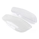 2PCS Front Headlight Glass Clear Cover For Audi A4 B7 8E 2005-2008