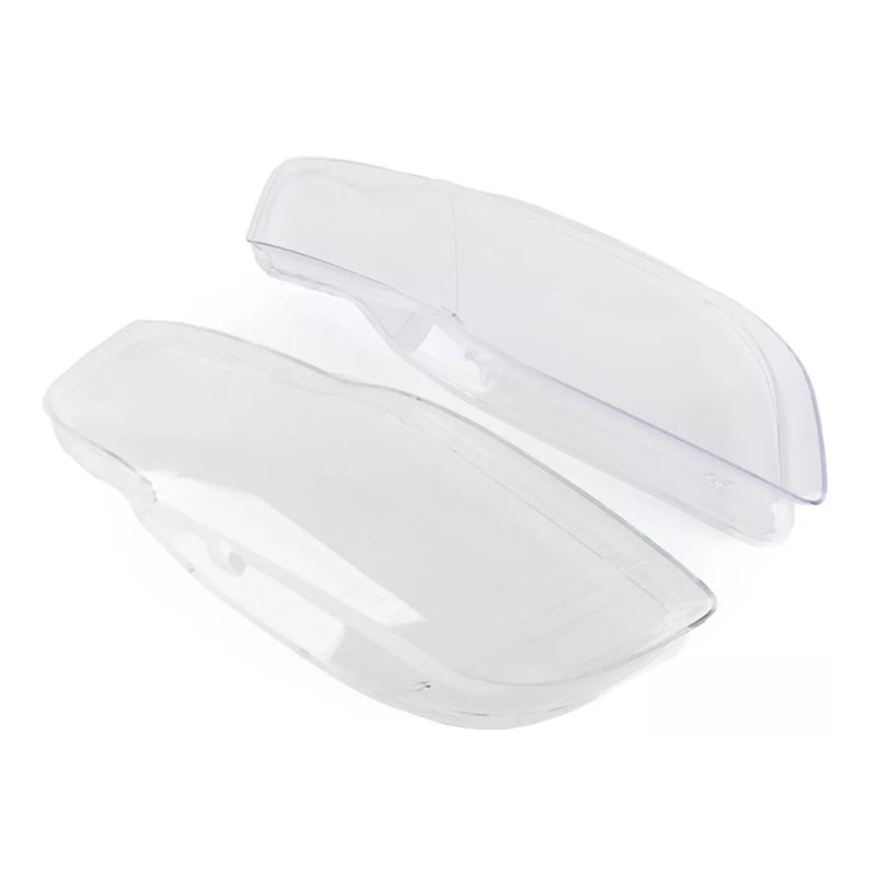 2PCS Front Headlight Glass Clear Cover For Audi A4 B7 8E 2005-2008