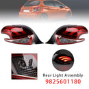 2015-2019 For Peugeot 208 LED Rear Left+Right Tail Light Lamp Facelift Models