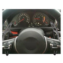 Steering Wheel Paddle Shifter Extension For BMW M3 M4 X5M X6M Aluminium Black