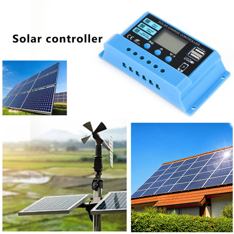 PWM 20A Solar Charge Controller PV Regulator For Lifepo4 Lithium Lead Acid Gel