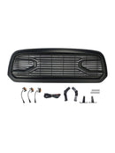 2013-2018 Dodge Ram 1500 Black Big Horn Style Front Bumper Grill Grille