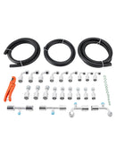 26PCS 9.5ft Air Conditioning Hose and Fitting Kit Includes 9.5ft #6#8#10 AC Hose