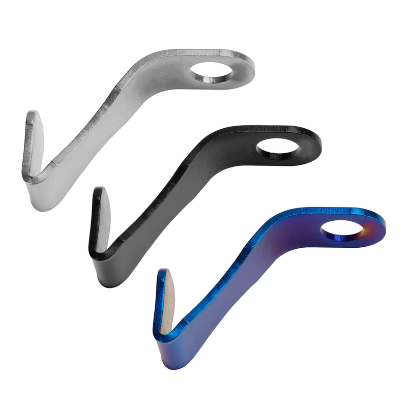 Helmet Hook Hanger Storage Holder Accessories Universal Fits For Motorcycle Silver