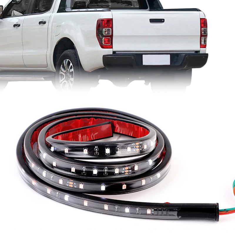 Car Truck LED TailLight Strip Turn Signal Lamp Flowing Dynamic Single Row 1.2 meters