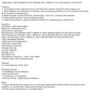 High Beam LED Headlight Driver Module JB53-13B626-D For Ford Explorer 2016-2019