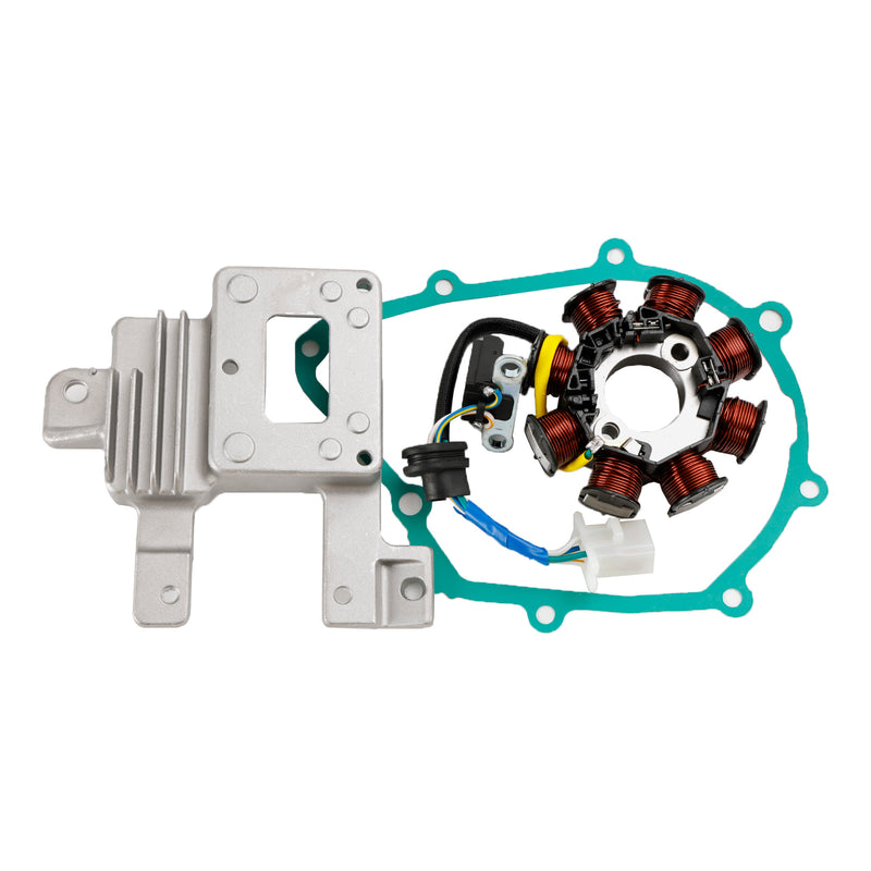 Generator Stator Regulator Rectifier & Gasket For Honda ANF125 AFS125 Wave 05-11