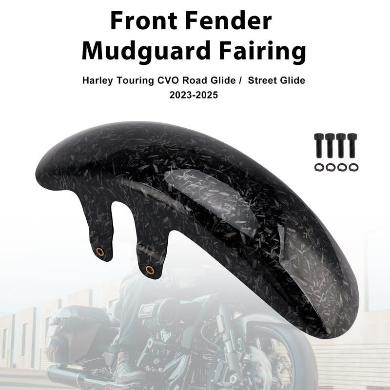Front Fender Mudguard Fairing For Touring CVO Road Glide / Street Glide 23-25