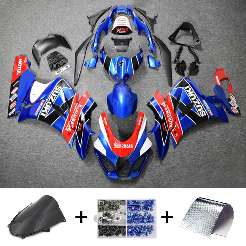 Amotopart Suzuki GSXR1000 2017-2023 K17 Fairing Kit Bodywork Plastic ABS