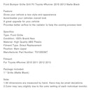 TRD Pro Style Front Bumper Grill Grille Fit Toyota 4Runner 2010-2013 Matte Black