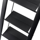 5 Step Ladder, Foldable Step Stool, Aluminum Step Ladder with Anti-Slip Pedal