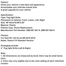 2PCS Fog Light Cover Grille Grill Fit AUDI A4 B9 S-Line S4 2016-2018